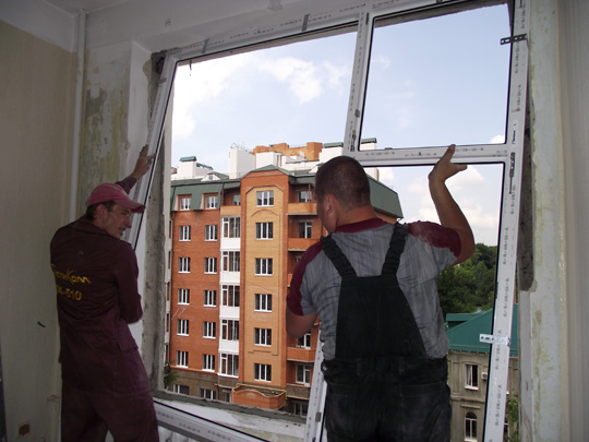 профессиональная установка пластиковых окон в доме Черноголовка