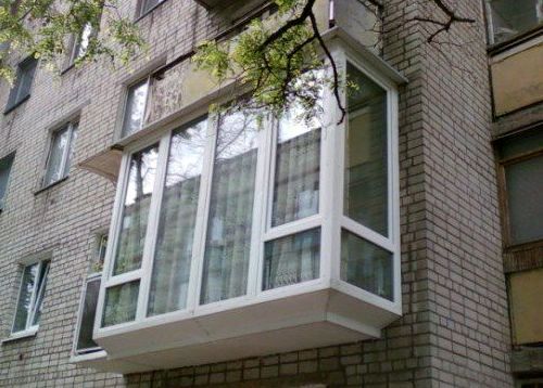 Полное остекление балкона от пола до потолка Черноголовка