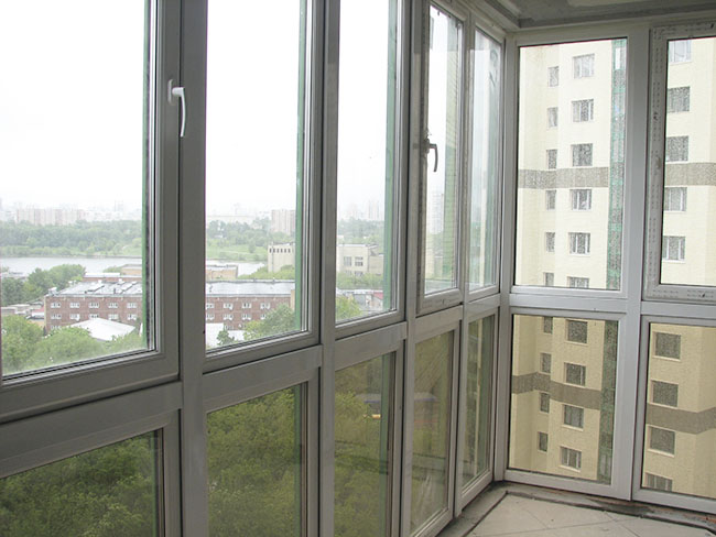 Остекление балкона в пол Черноголовка